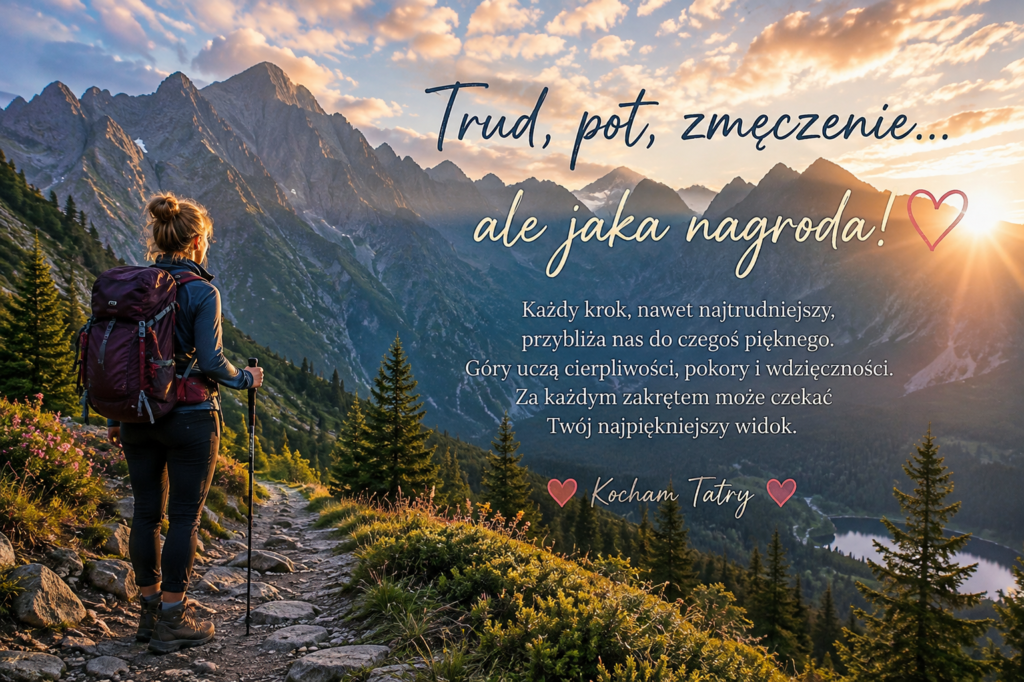 Tatry uczą cierpliwości. O trudzie, zmęczeniu i nagrodzie